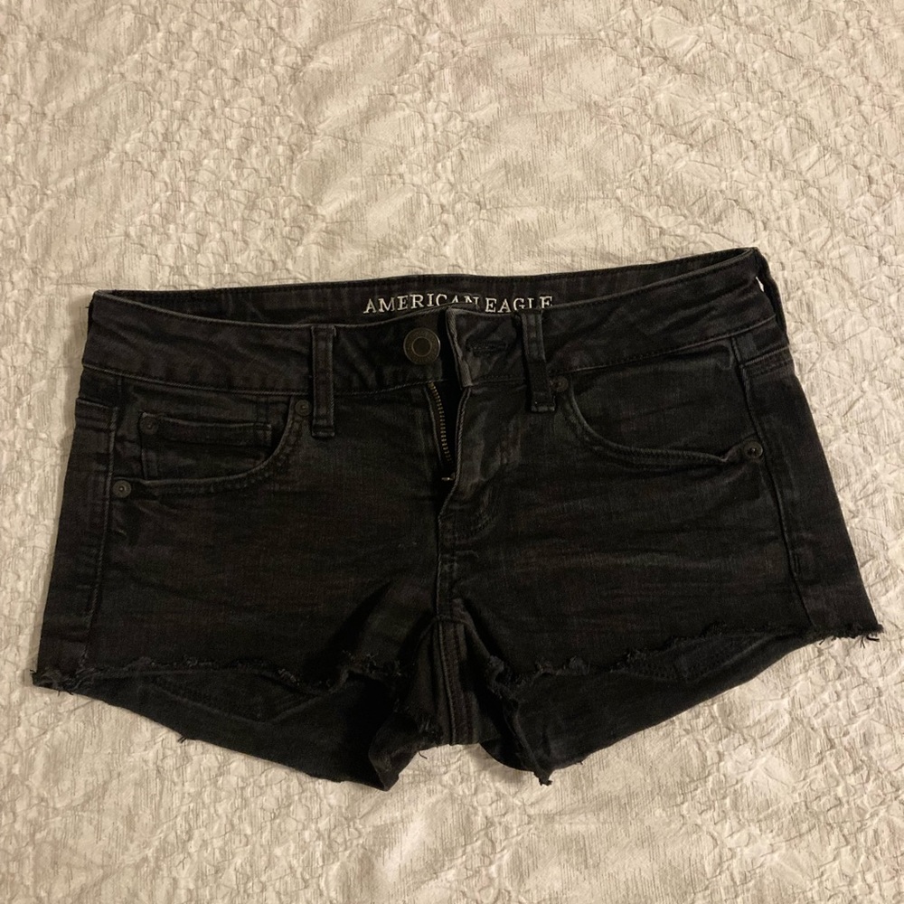 Black American Eagle Shorts
